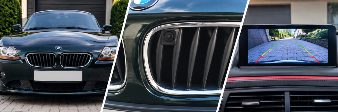 Der weltweit erste BMW Z4 E85 mit passgenauer 1080p-AHD-Frontkamera für die originale BMW-Niere - installiert durch VioVox.